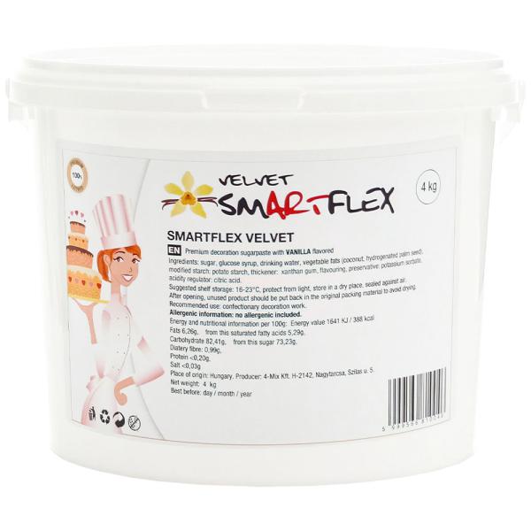 SmartFlex Sockerpasta Vit 4 kg