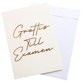 Examen Grattiskort med Kuvert A4