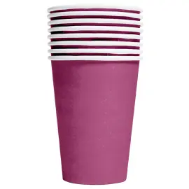 Pappersmuggar Lila 21 cl 8-pack