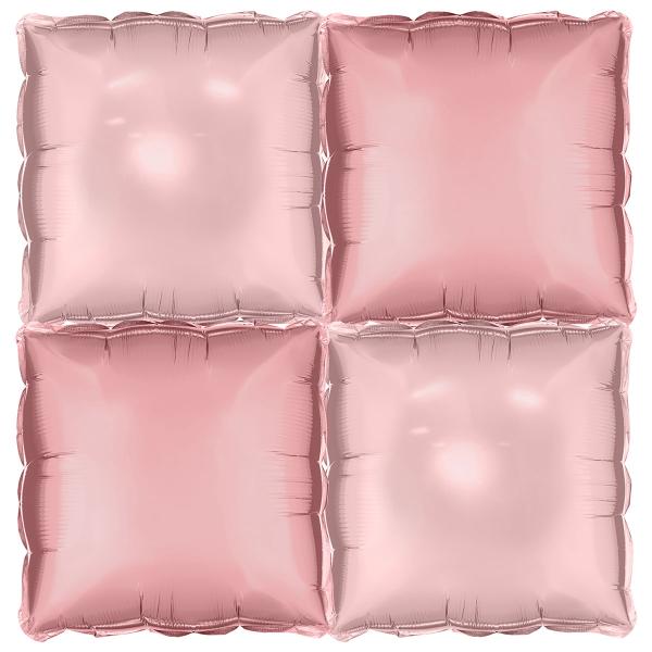 Kuddballonger Dammrosa 4-pack