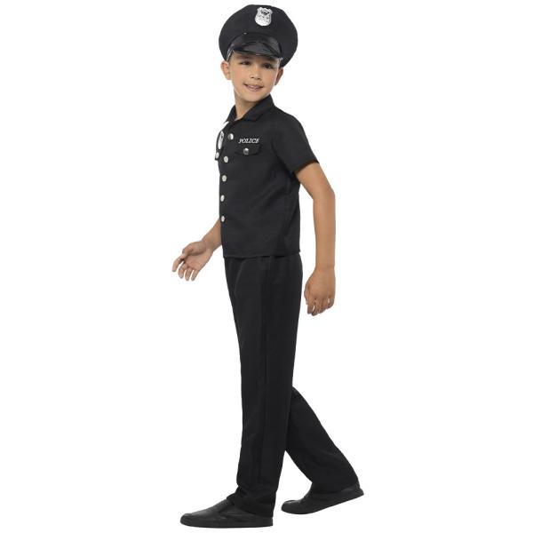New York Polis Maskeraddräkt Barn