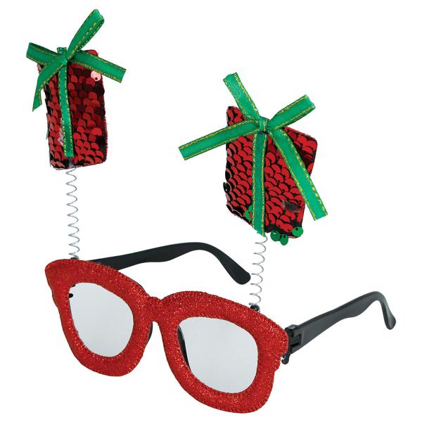 Glasögon med Julklappar