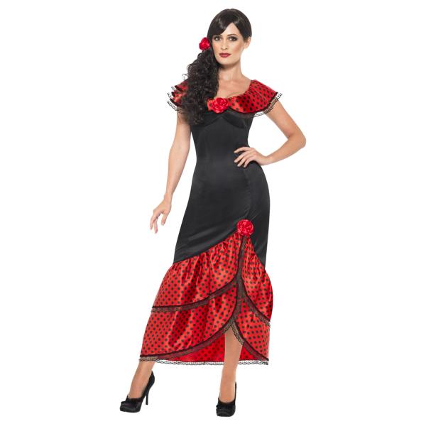 Flamenco Klänning Maskeraddräkt