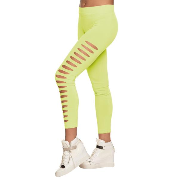 80-tals Leggings med Hål Gröna
