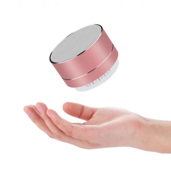 Rund Mini Bluetooth Högtalare Silver