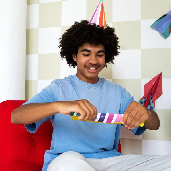 DIY Pappersflygplan Stripetastic 12-pack