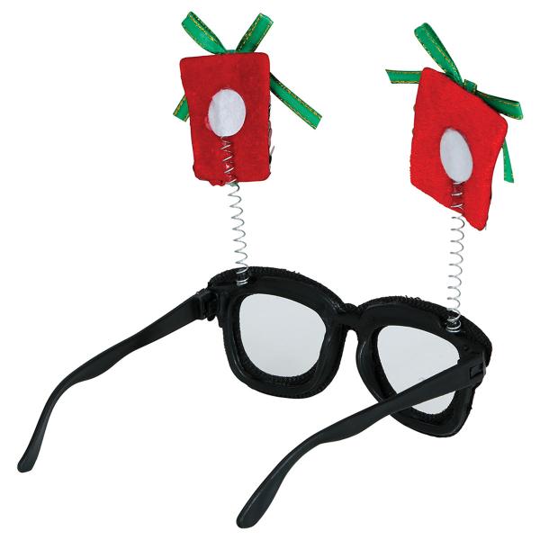 Glasögon med Julklappar