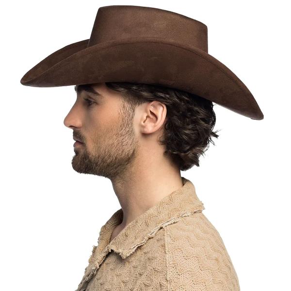 Vilda Västern Brun Cowboyhatt