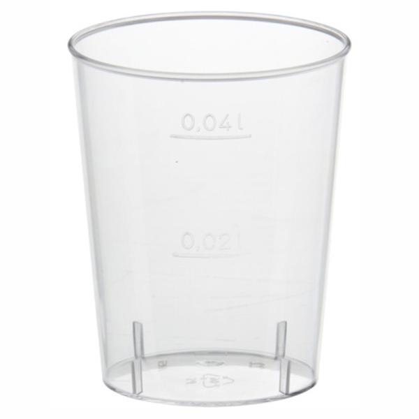 Snapsglas Plast