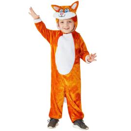 Orange Kattdräkt Jumpsuit Barn