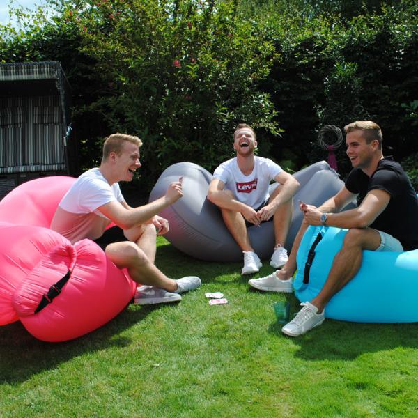 Air Lounger Luftsoffa Rosa