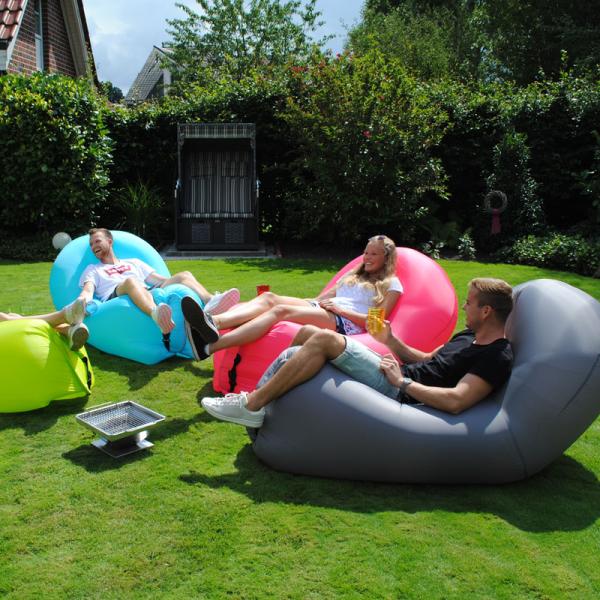 Air Lounger Luftsoffa Rosa