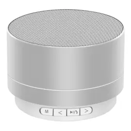Rund Mini Bluetooth Högtalare Silver
