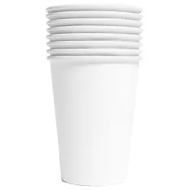 Pappersmuggar Vit 21 cl 8-pack