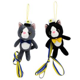 Studentnalle Katt med Fluga 14 cm