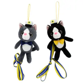 Studentnalle Katt med Fluga 14 cm