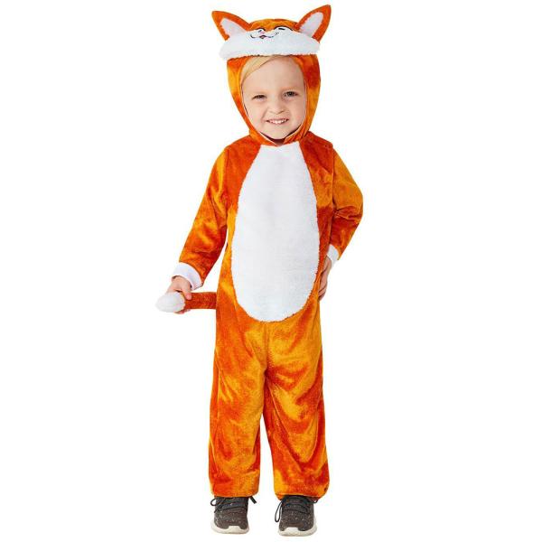 Orange Kattdräkt Jumpsuit Barn