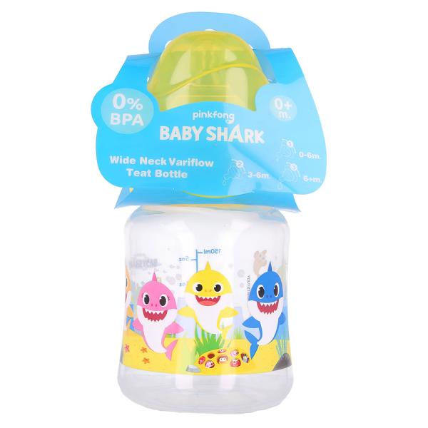 Baby Shark Justerbar Nappflaska Liten
