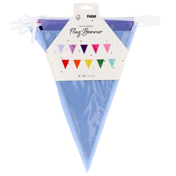 Vimpelgirlang Flerfärgad 6 m