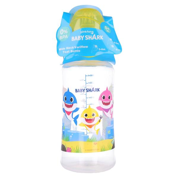 Baby Shark Justerbar Nappflaska Stor