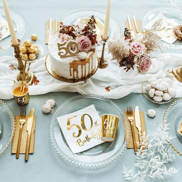 50th Birthday Muggar Guld