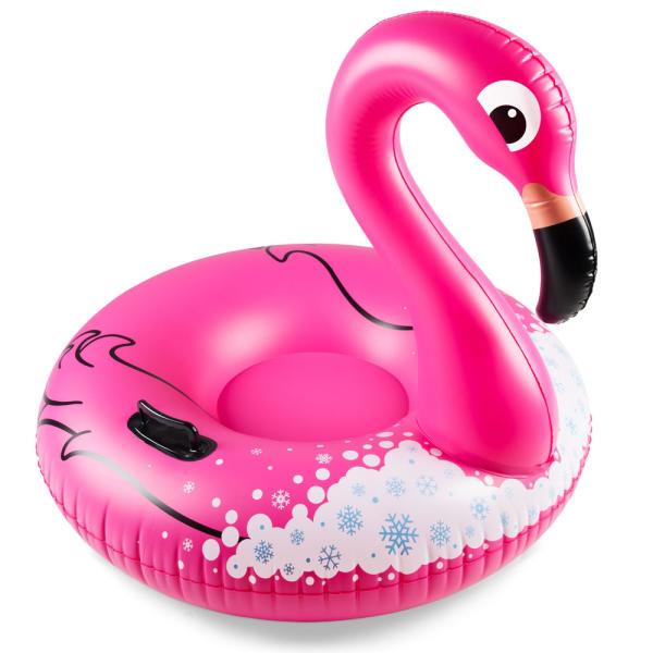 Snow Tube Winter Flamingo