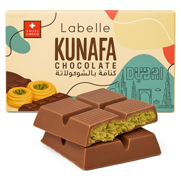 Dubai Choklad Kunafa Pistage 200g