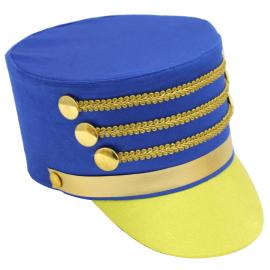 Trumslagarhatt Bl&aring;/Gul