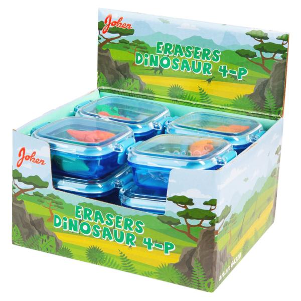 Suddgummi Dinosaurier 4-pack