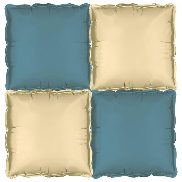 Kuddballonger Marinblå/Beige 4-pack