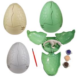 &Ouml;verrasknings&auml;gg M&aring;la Din Dinosaurie 11 cm