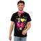 80-tals T-Shirt med Tryck Svart