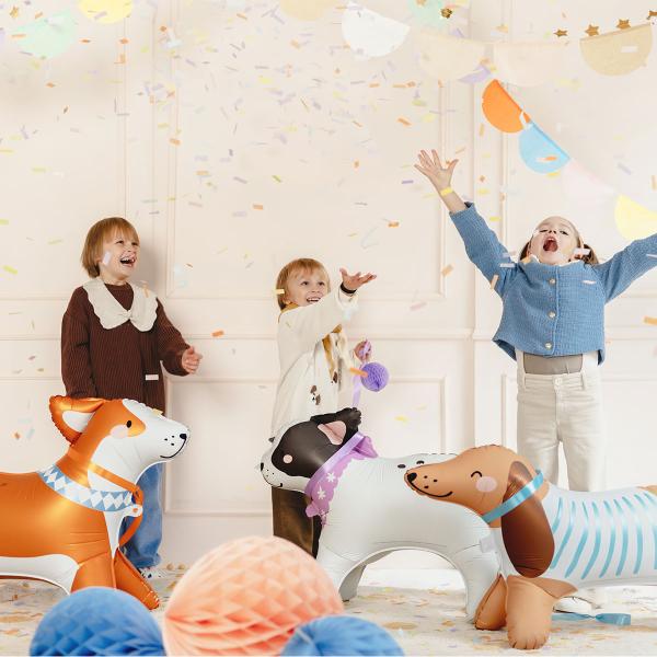 Konfettikanon Rektangulär Pastell 28 cm