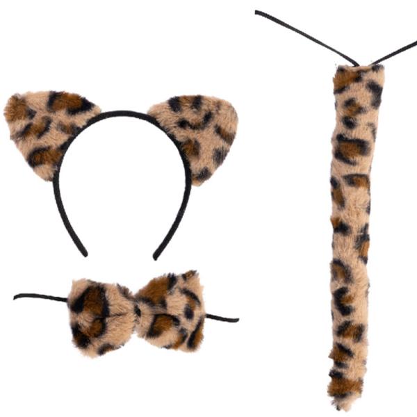 Maskeradset Leopard Beige/Brun