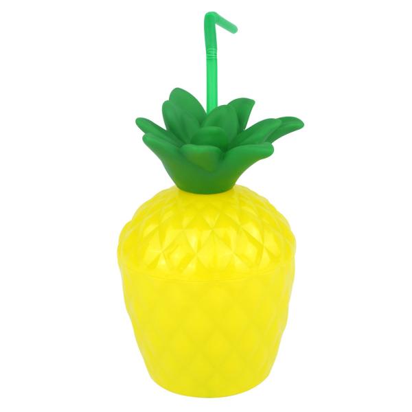 Ananas Mugg med Sugrör