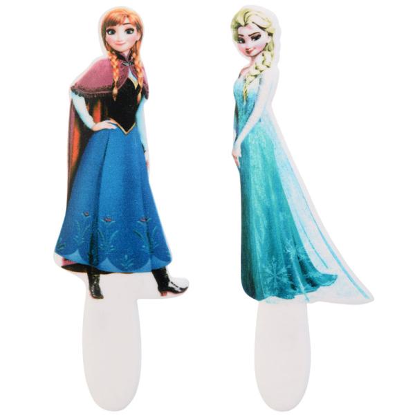 Sockerdekoration Frost Elsa och Anna