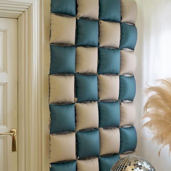 Kuddballonger Marinblå/Beige 4-pack
