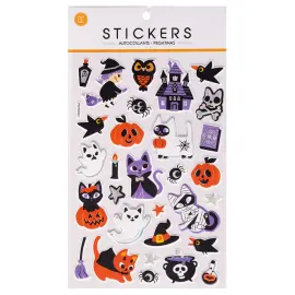 Skumklistermärken Halloween