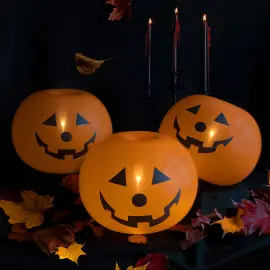 LED Ballonger Halloweenpumpor 5-pack