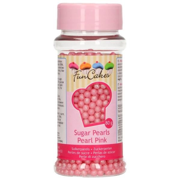 Sockerpärlor Pärlemor Rosa