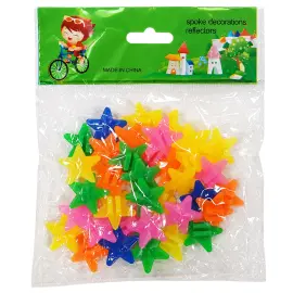 Cykelp&auml;rlor Stj&auml;rnor Ekerdekor 2 cm 36-pack