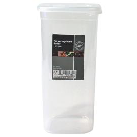 F&ouml;rvaringsburk med Lock Plast 1,5 Liter