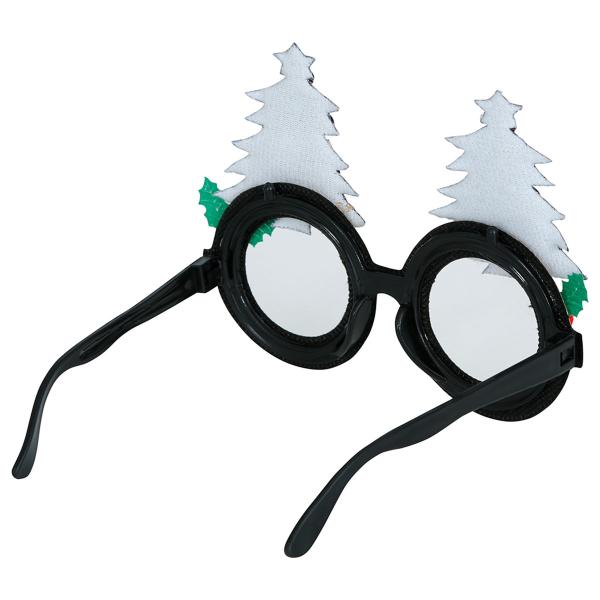 Glittriga Glasögon med Julgranar