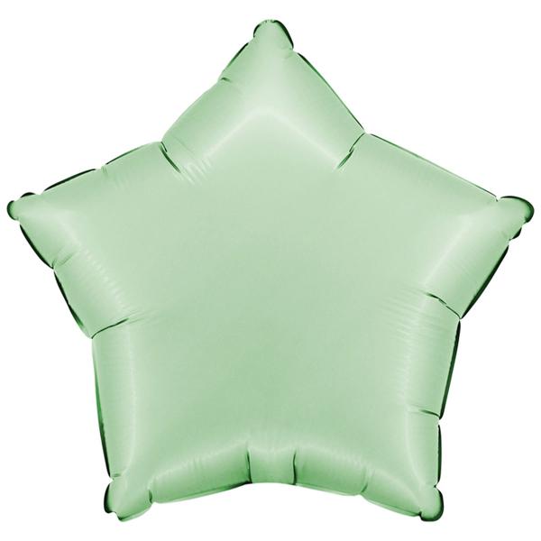 Folieballong Stjärna Satin Glazed Mint