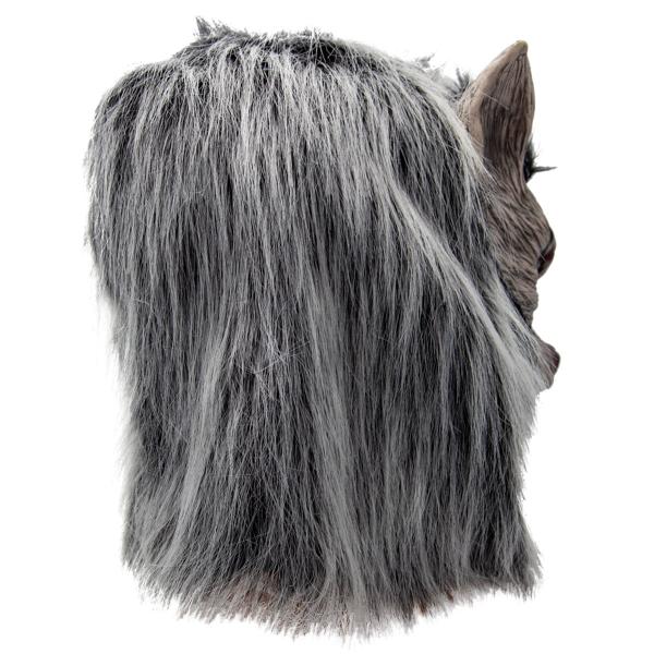 Latexmask Varg med Hår