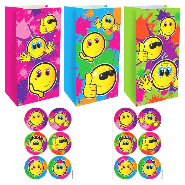 Godispåsar Smiley 12-pack