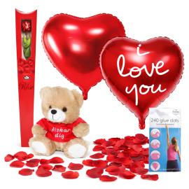 Alla hj&auml;rtans dag presentpaket K&auml;rlek