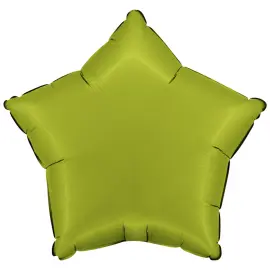Folieballong Stjärna Satin Matcha Latte