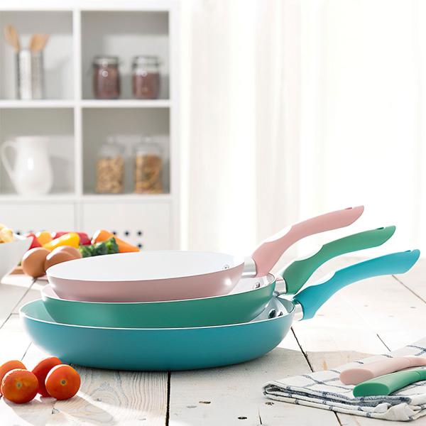Keramiska Non Stick Stekpannor Set