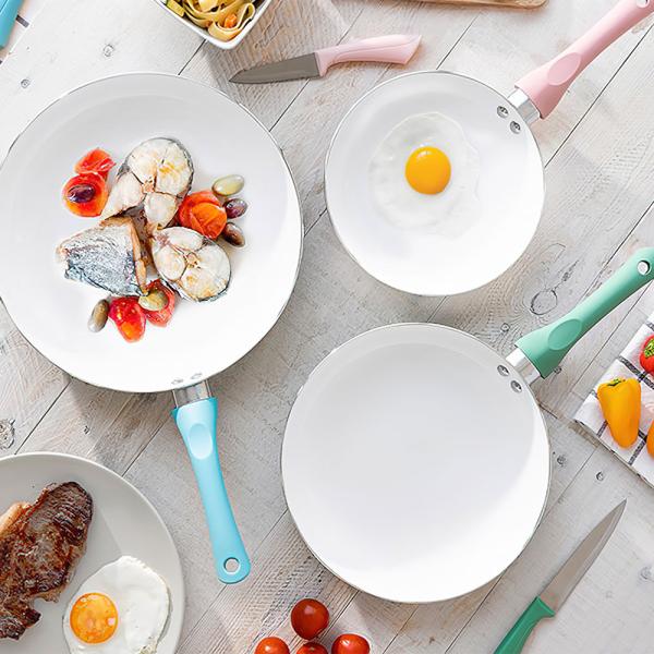 Keramiska Non Stick Stekpannor Set